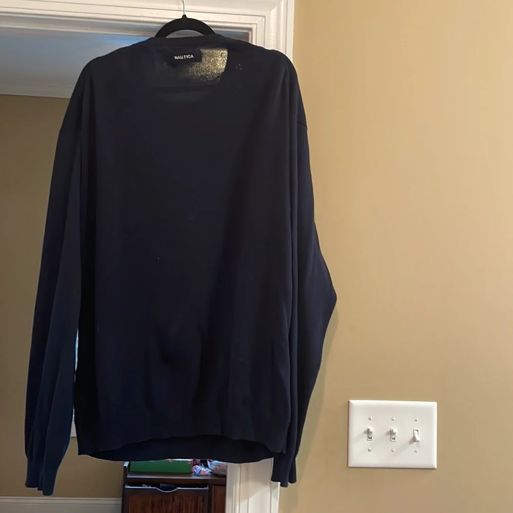 Mens navy sweater - Picture 5 of 5